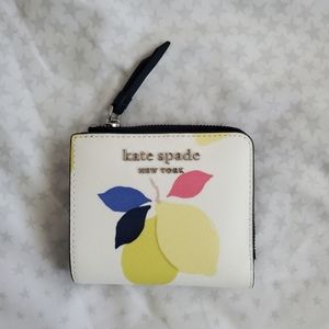 kate spade cameron lemon zest bifold wallet